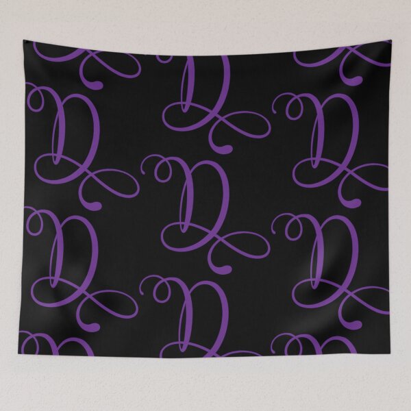 Item preview, Monogrammed Letter D in Purple designed and sold by PurpleAdventure.
