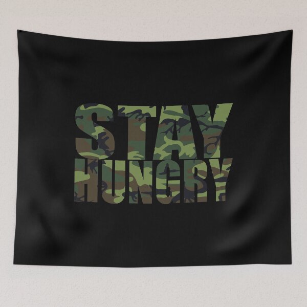 Item preview, Stay hungry,motivation design designed and sold by kmario.