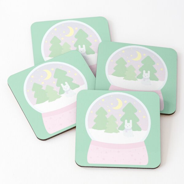 Item preview, Bunny snowglobe mint green designed and sold by ibyrd-7.