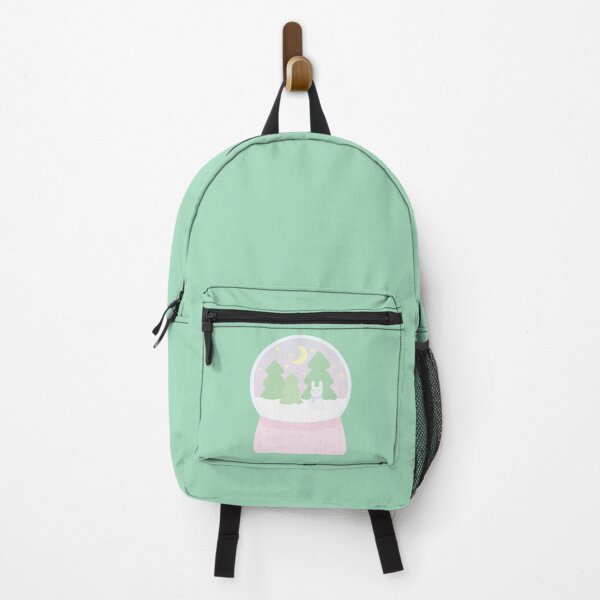 Vista previa del artículo con la obra «Bunny snowglobe verde menta», diseñado y vendido por ibyrd-7.