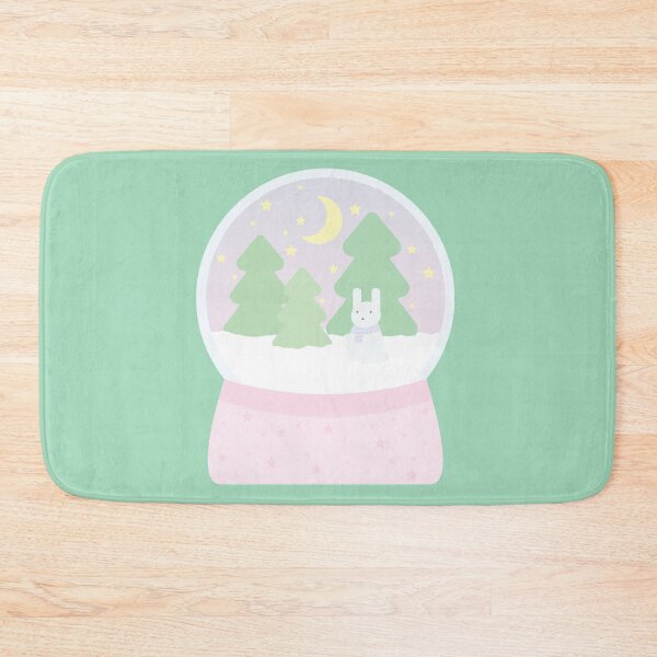 Item preview, Bunny snowglobe mint green designed and sold by ibyrd-7.
