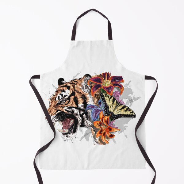Item preview, The Tiger and the Eastern Tiger Swallowtail Butterfly designed and sold by MFIllustration.