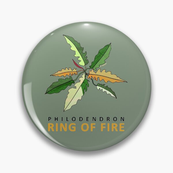 Item preview, Philodendron Ring of Fire Art designed and sold by TASORA.