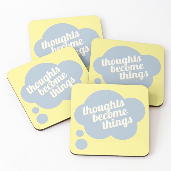 Item preview, Thoughts Become Things Thought Bubble designed and sold by oneredwine.
