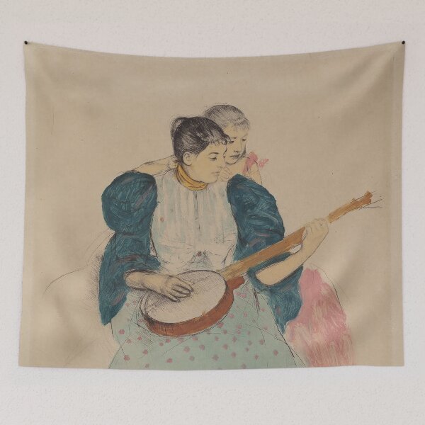 Item preview, The Banjo Lesson By Mary Cassatt designed and sold by sunny-007.
