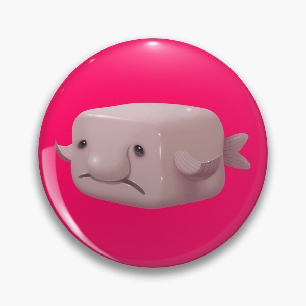 Happy Healthy Blobfish Enamel Pin!