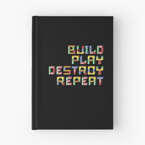 Item preview, Construir Jugar Destruir Repetir Building Blocks Master Builder designed and sold by Dressed For Duty.