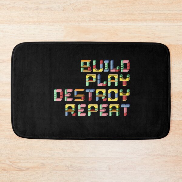 Item preview, Build Play Destroy Repeat Building Blocks Master Builder designed and sold by Dressed For  Duty.