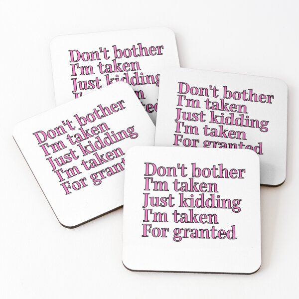 Item preview, Copy of Funny I'm taken for granted designed and sold by Gatugi.
