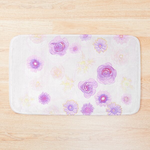 Item preview, Pastel Pressed Flower Art Print designed and sold by JoyforU.