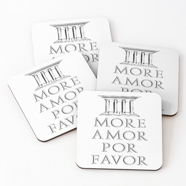 Item preview, More amor por favor - Parody quote latin humor designed and sold by rubislys.