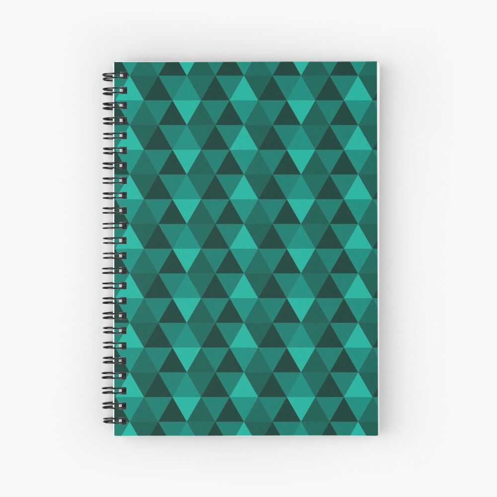 Emerald Quilt Spiral Notebook