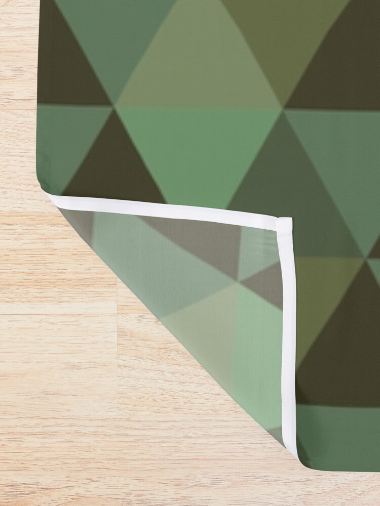 Alternate view of Earth Quilt Shower Curtain
