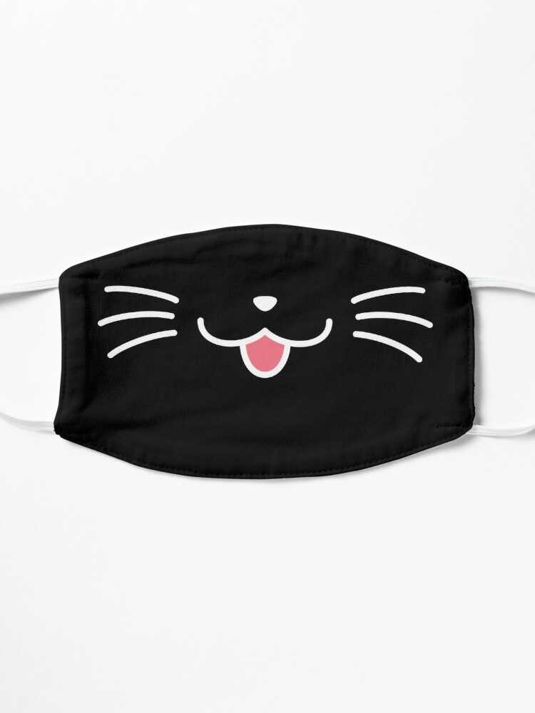 Cute Cat Face Mask Mask For Sale By Drawingpurrr Redbubble