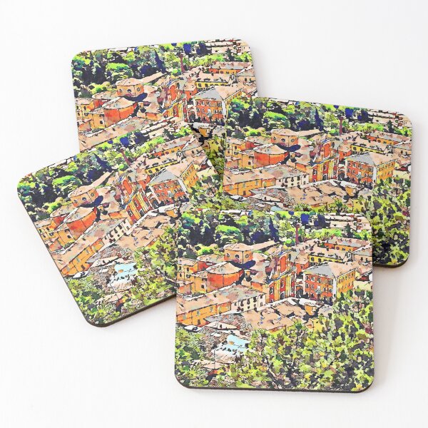 Item preview, Brisighella: top view of the village designed and sold by Giuseppe Cocco.