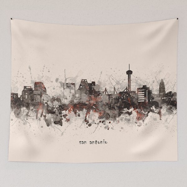 Item preview, san antonio skyline designed and sold by BekimART2.