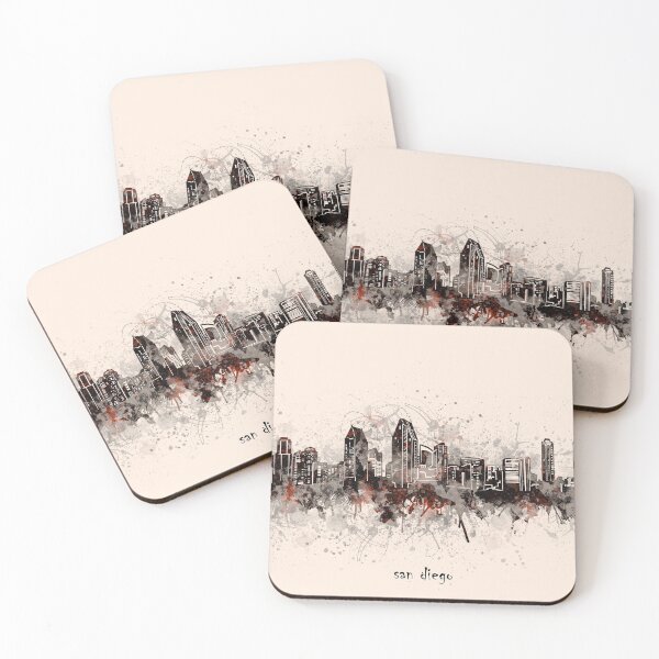 Item preview, san diego skyline designed and sold by BekimART2.