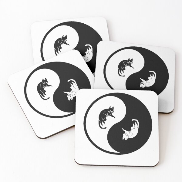 Item preview, Yin-yang cats designed and sold by Zilch-o.