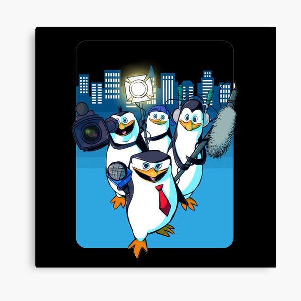 let's go penguins Canvas Print