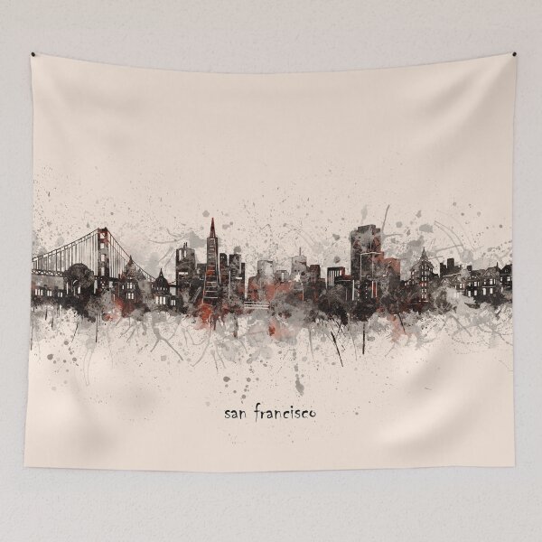 Item preview, san francisco skyline designed and sold by BekimART2.