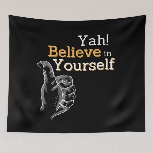 Item preview, yah! believe in yourself, encouragement art designed and sold by BalmyBell.