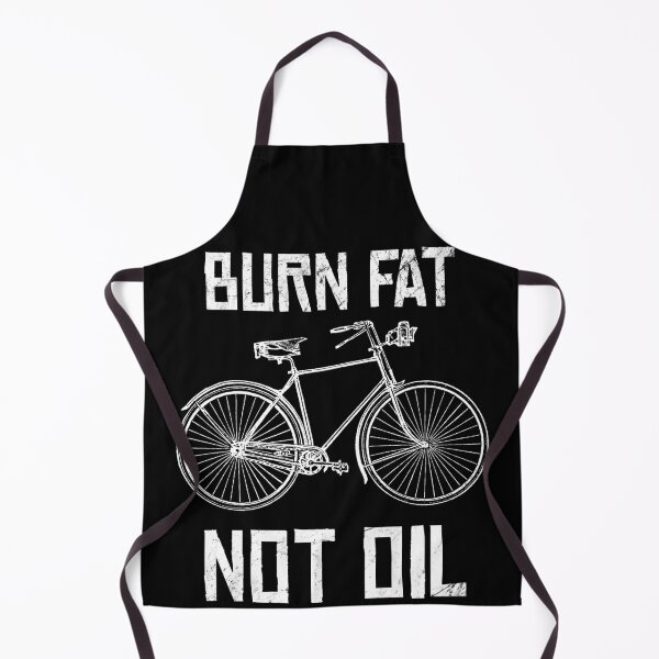 Item preview, Funny Biker  Burn Fat not oil Retro Bicycle designed and sold by majuga.