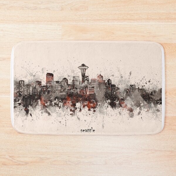 Item preview, seattle skyline designed and sold by BekimART2.