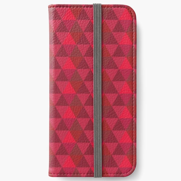 Red Quilt iPhone Wallet