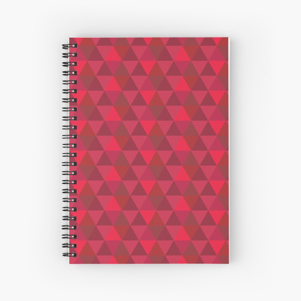 Red Quilt Spiral Notebook