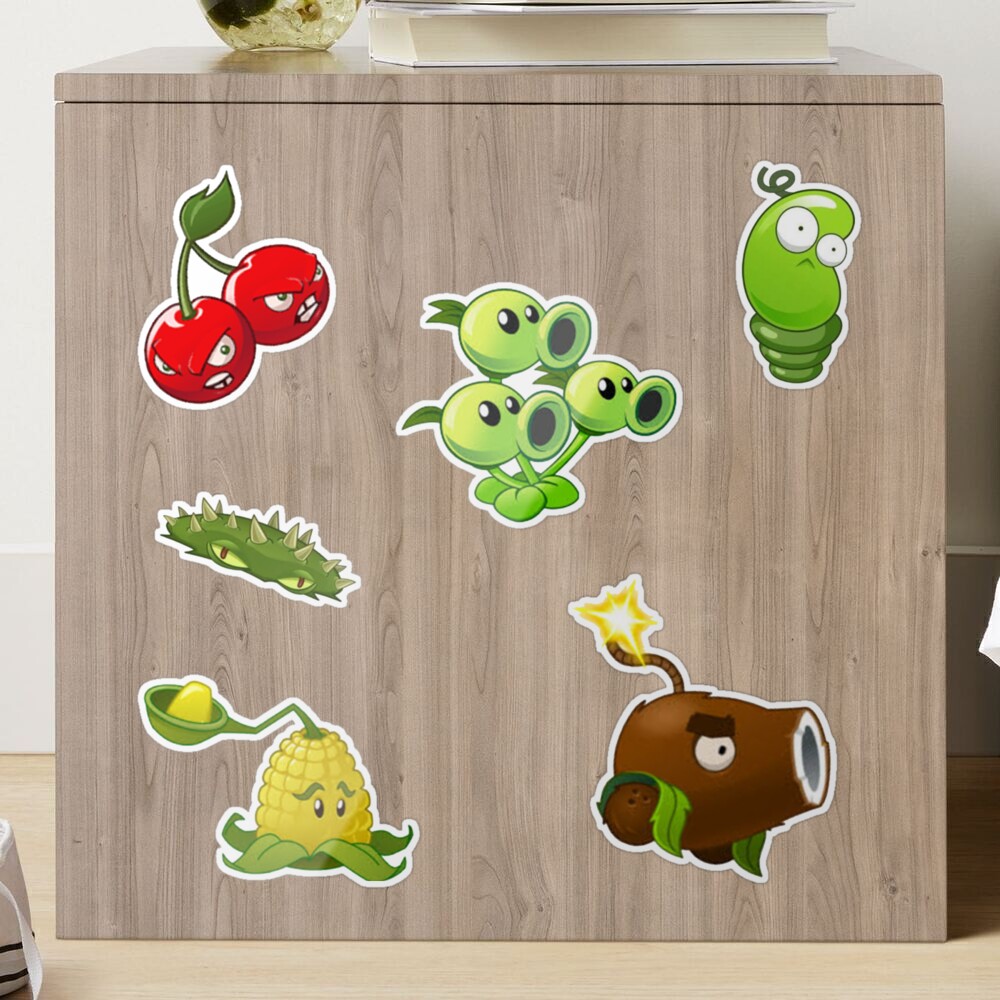 Plants vs. Zombies 2 Wall Decals: Special Pirate Seas Plants Set I (Six  5.25 to 7 inches Longest Side)