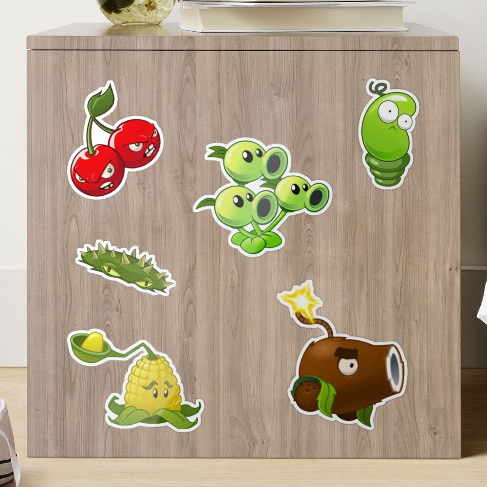  Plants vs. Zombies 2 Wall Decals: Special Pirate Seas Plants  Set I (Six 5.25 to 7 inches Longest Side) : Plants vs. Zombies: Tools &  Home Improvement