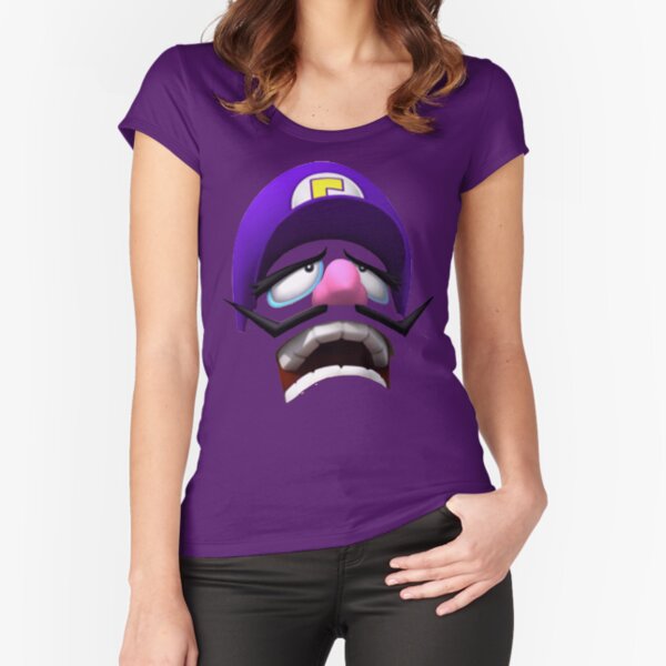 Waluigi Face T Shirt By Chrisginned Redbubble