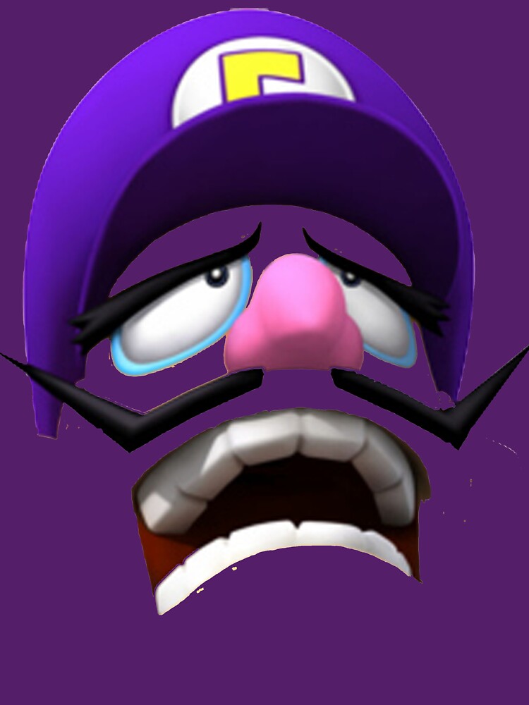 "Waluigi Face" T-shirt by ChrisGinned | Redbubble