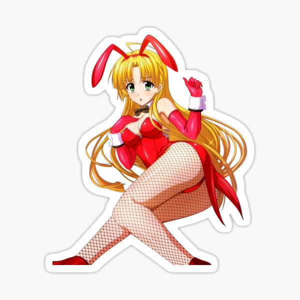 Asia Argento Bunny Suit | High School DxD Ecchi Sticker