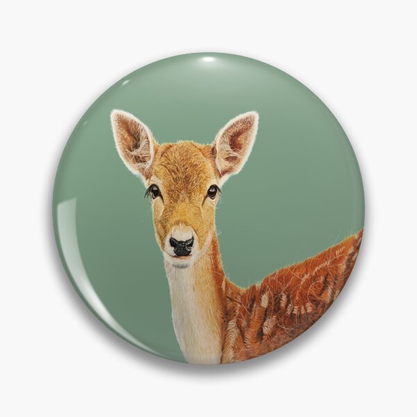 Item preview, Fallow Deer Woodland animal design designed and sold by IslesArt.