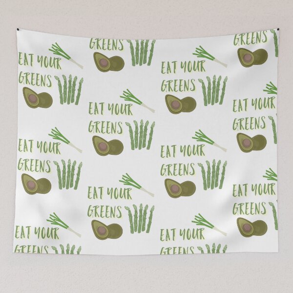 Item preview, Eat Your Greens, Vegetarian, Vegan, Vegetable, Vegetable Growing, Home Grown designed and sold by HomeConscious.