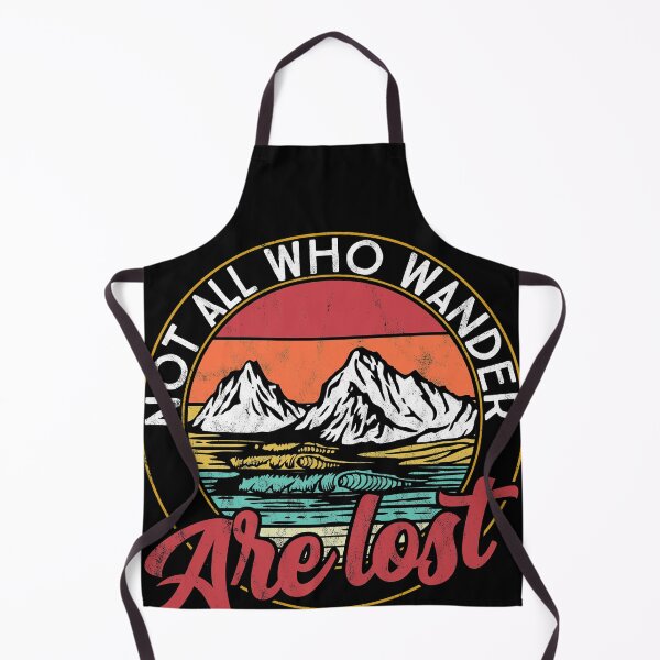 Artikelvorschau, Hiking - Not All those Who Wander Are Lost Retro Hiker entworfen und verkauft von majuga.