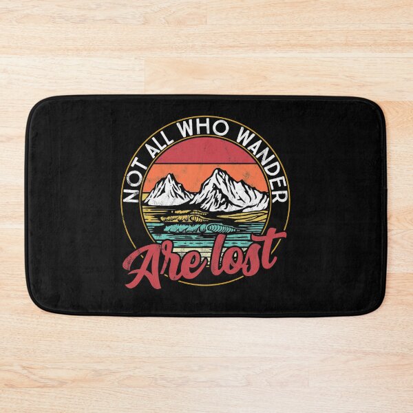 Item preview, Hiking - Not All those Who Wander Are Lost Retro Hiker designed and sold by majuga.