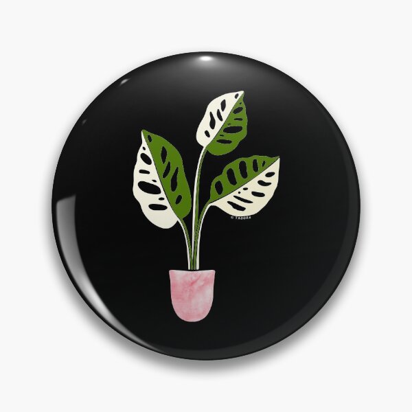 Item preview, Potted Variegated Monstera Adansonii Art designed and sold by TASORA.