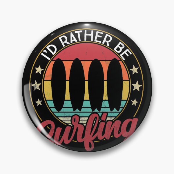 Item preview, Surfer I'd Rather be Surfing. Vintage Surfboard - Surf designed and sold by majuga.
