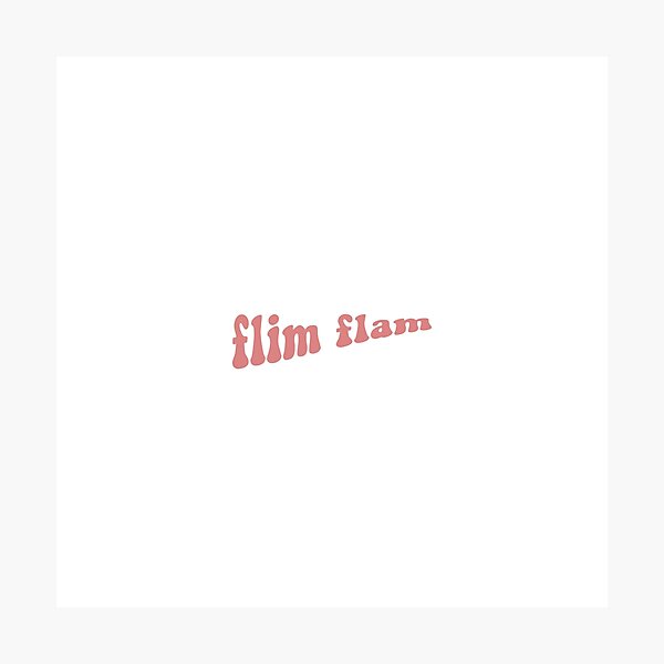 Item preview, flim flam sticker designed and sold by periadt.