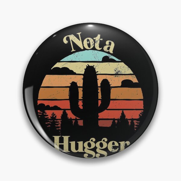 Item preview, Funny Not A Hugger Vintage Cactus - Anti social designed and sold by majuga.