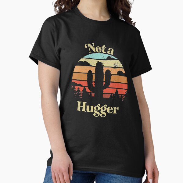 Item preview, Funny Not A Hugger Vintage Cactus - Anti social designed and sold by majuga.