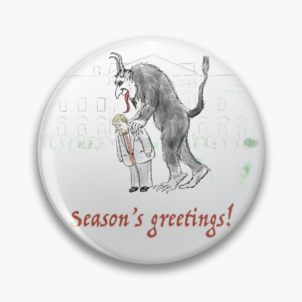 Aperçu de l'œuvre Krampus vous souhaite les vœux de la saison créée et vendue par Jon Gary.