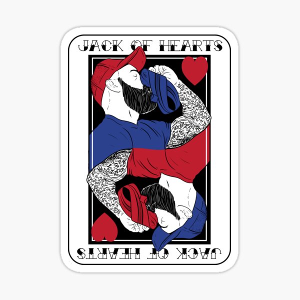 Jack of hearts - Jack Dixon Sticker