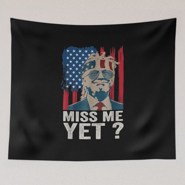 Item preview, Funny Miss Me Yet Funny Trump Vintage Gift designed and sold by Bianka Langosh.