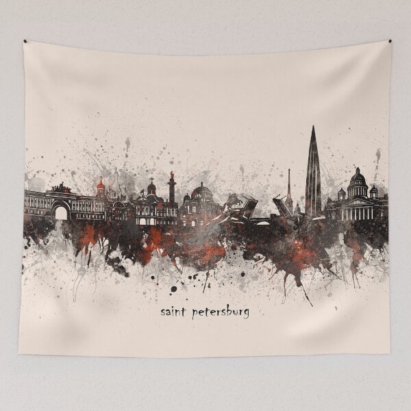 Item preview, saint petersburg skyline designed and sold by BekimART2.