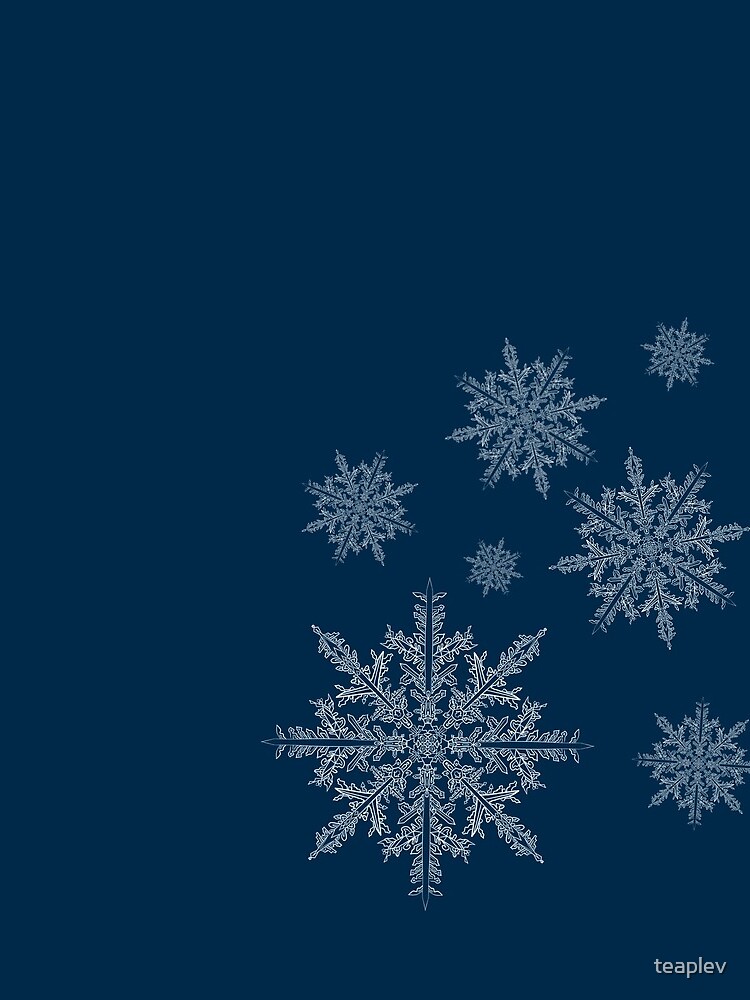 Crystal Snowflakes White by teaplev