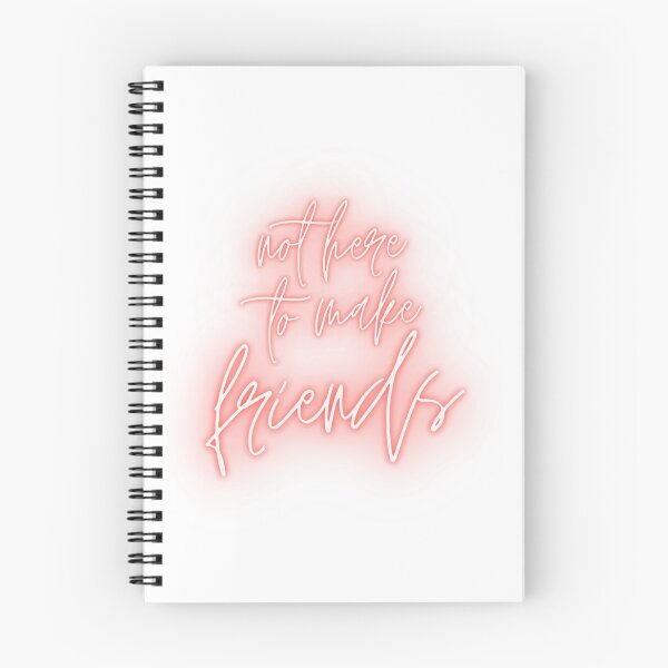 Item preview, not here to make friends designed and sold by Emiliaklassen.