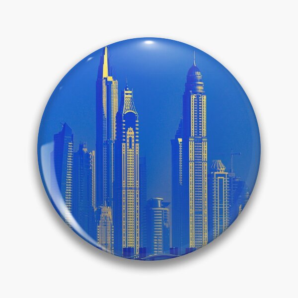 Item preview, Dubai Architecture Blue Art designed and sold by Londonimages.